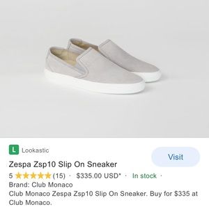 Zespa x Club Monaco ZSP10 Slip On Sneaker